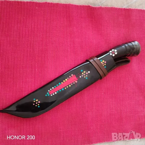 Узбекски ръчно кован нож Пчак. , снимка 11 - Ножове - 55642551