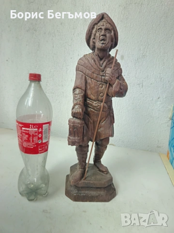 ДЪРВЕНА СТАТУЕТКА ДЪРВОРЕЗБА, снимка 7 - Статуетки - 53982966