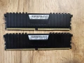 16GB (2x8GB) DDR4 Corsair Vengeance LPX 2400MHz RAM памет | CL16 | 16-16-16-39 1.2V | Тествана!, снимка 2