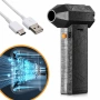 Мощен мини вентилатор/духалка с USB зареждане, батерия 8000 mAh, висока скорост на въздушния поток, снимка 3