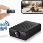 Мини охранителна камера, Скрита камера, Wi-Fi, 4К, Full HD 1080p, 1920×1080, Вградена батерия, Offli, снимка 1