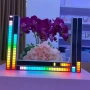 RGB LED лента с аудио активация, 32 LED диода, USB-C | Музикален VU метър за гейминг 10257, снимка 10