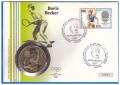 5 ДОЛАРА 1987 - НИУЕ В НУМИЗМАТИЧЕН ПЛИК (NUMISBRIEF), снимка 1