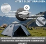 GOALPINE Atlas IV Pop-Up Палатка за 2-4 Човека - 100% Водоустойчива, снимка 3