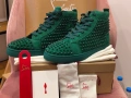 Christian Louboutin Spikes High Green - Размер 44 Мъжки, снимка 1