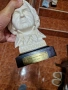 Рядък антикварен немски порцеланов бюст на Бетовен- Goebel , снимка 6