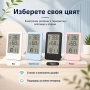 Електронен термометър влагомер домашен стаен дигитален часовник влага, снимка 6