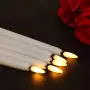 IMAGE Безпламъчни конусовидни свещи с дистанционно, 12 бр. LED свещници 3D фитил, цвят слонова кост, снимка 8