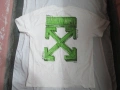 Off White маркова тениска размер XXL., снимка 4