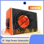 Бас каса 3800W за кола - субуфер с 10” високоговорител и интегриран усилвател + окабеляване , снимка 10