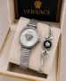 дамски комплект часовник и гривна Versace , снимка 6
