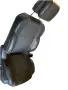 Предна дясна черна кожена и платнена седалка за Peugeot 508 OEM (2012), снимка 1