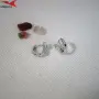 Обеци с платинено покритие 211227, снимка 3