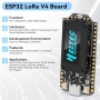 Развойна платка ESP32 LoRa V4 + батерия 3000mAh, подобрена ESP32-S3 SX1262 LoRa WiFi Bluetooth , снимка 2