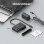 Alxum M.2 NVMe SSD Enclosure Adapter – USB-C 10Gbps адаптер за M.2 NVMe и SATA SSD дискове, снимка 6
