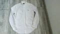 Нова бяла памучна мъжка риза  с дълъг ръкав POLO RALPH LAUREN р-р М - 175, снимка 1