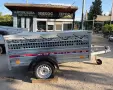 Туристическо ремарке REPO RPP с допълнителни канати и плосък брезент до 750 kg., снимка 1