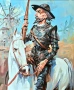 Картина, "Дон Кихот", худ. доц. Йордан Йорданов, снимка 2