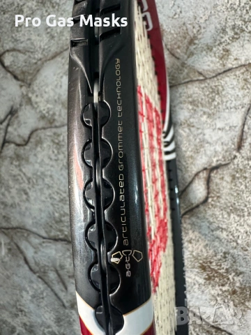 Професионална Тенис Ракета Tennis Racquet Wilson BLX Series Khamsin Five 272 Grams 107 sq inches, снимка 9 - Тенис - 55243005