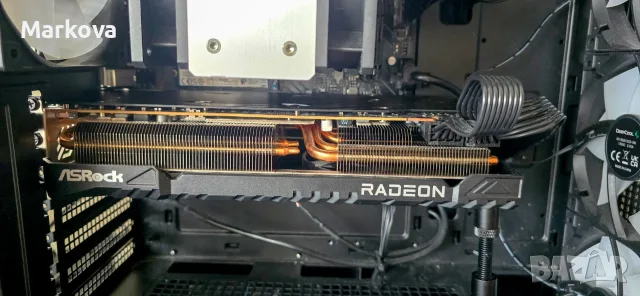 Геймърски компютър | Ryzen 5 7500F + RX 7700 XT | Gaming PC | Без RAM и SSD | Отлично състояние, снимка 2 - Геймърски - 55355275