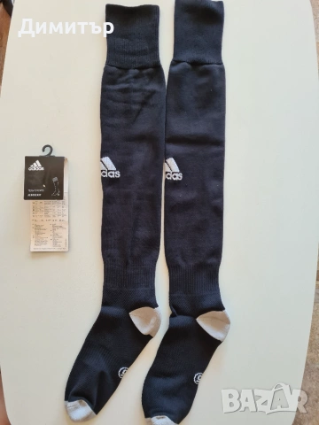 Чисто нови гети калци Adidas в черен цвят, снимка 2 - Футбол - 55005855