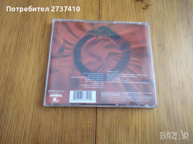 ALAN PARSONS PROJECT - VULTURE CULTURE 4.10евро матричен диск, снимка 3 - CD дискове - 54246076