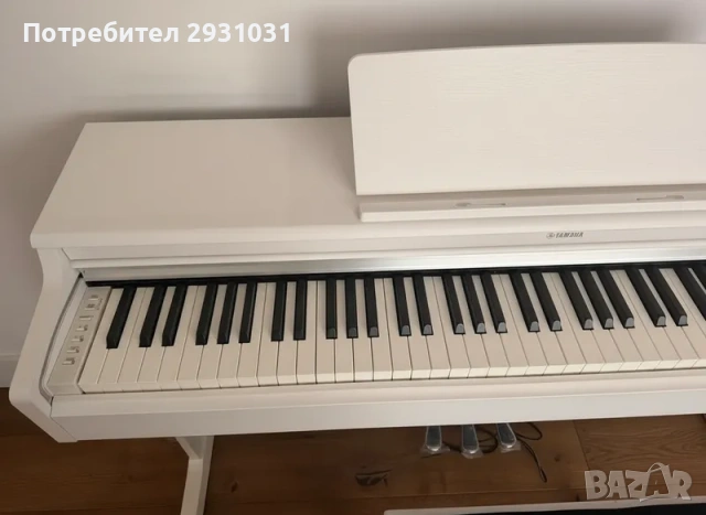Бяло дигитално пиано YAMAHA Arius YDP-164, снимка 3 - Пиана - 55251907