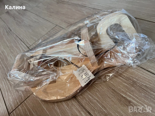 ЧИСТО НОВА Дъска за рязане и резец за мезета, снимка 5 - Аксесоари за кухня - 54540319