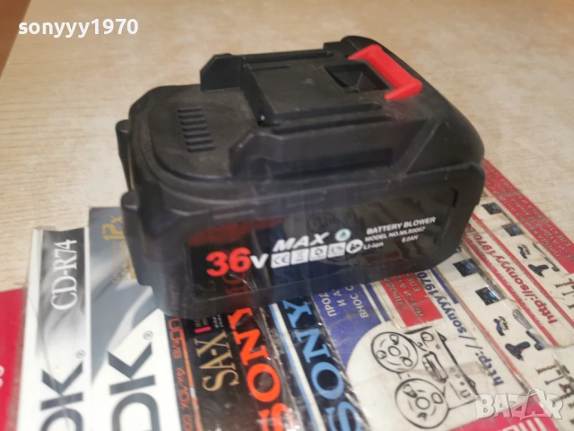 НОВА БАТЕРИЯ 36V LI-ION BATTERY BLOWER 0906261305, снимка 7 - Винтоверти - 54833348