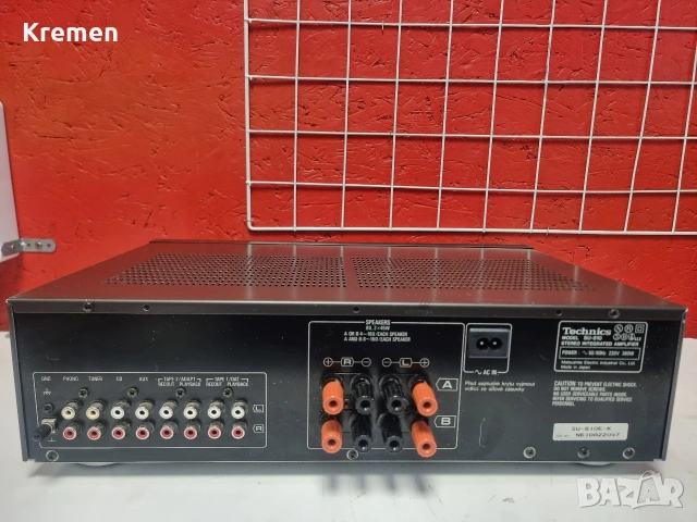 Усилвател TECHNICS SU-810, снимка 4 - Ресийвъри, усилватели, смесителни пултове - 53995270