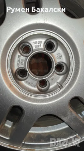 Оригинални VW 16" + Michelin CrossClimate 2 205/55 R16 DOT 2024, снимка 2 - Гуми и джанти - 55400095