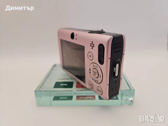 Canon Ixus 80 IS 8mp дигитален фотоапарат камера digital photo camera pink с батерия и мемори карта, снимка 7 - Фотоапарати - 55516916