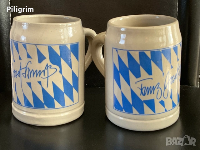 Керамични бирени халби, Бавария, Германия., снимка 5 - Колекции - 55198344