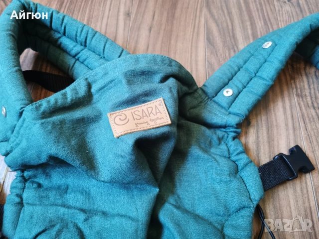 Ергономична раница ISARA ELITE ЛЕН  /Evergreen Linen/, снимка 16 - Кенгура и ранички - 54822307