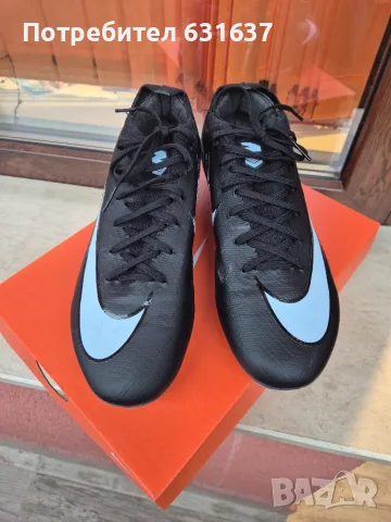 Бутонки за футбол Nike Mercurial Zoom Vapor 16 Pro FG - черен, снимка 3 - Футбол - 55353719