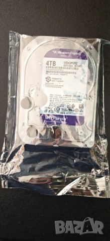 Продавам Нов Неупотребяван Запечатан Хард Диск HDD 4TB WD Purple 5400/256mb 36м.гаранция