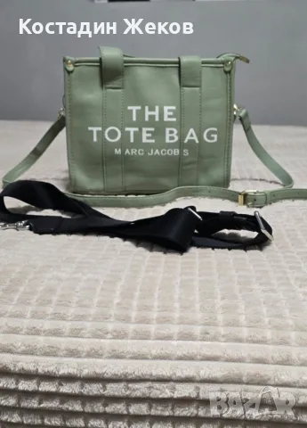 Нова. Marc Jacobs The Leather Mini Tote, снимка 3 - Чанти - 55607296