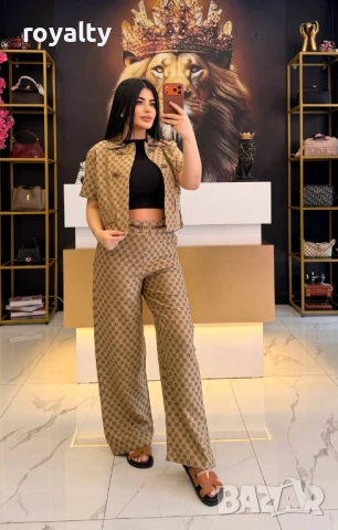 Gucci Нов Стилен Дамски Комплект Гучи , снимка 2 - Костюми - 54266270