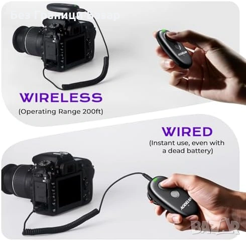 Ново Безжично жично дистанционно за Panasonic Lumix спусък USB-C фотоапарат, снимка 5 - Чанти, стативи, аксесоари - 54151081