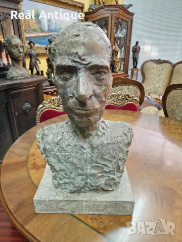 Георги Жеков- Прекрасна бронзова фигура статуетка скулптура пластика , снимка 3 - Антикварни и старинни предмети - 55651873