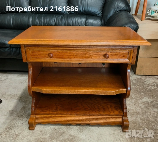 TV шкаф с въртящ се плот 