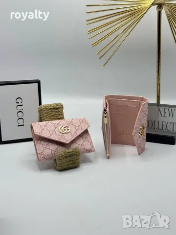 Gucci Ново Дамско Портмоне Гучи Различни Цветове 