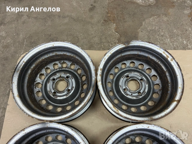 Железни джанти 13 цола за Nissan Micra, снимка 7 - Гуми и джанти - 54457458