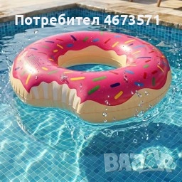 Надуваем плажeн пояс „Розова поничка“ – 90 см за летни забавления във вода, снимка 4 - Други игри - 55068619