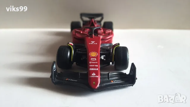 Bburago FERRARI F1-75 Shell Motorsport Collection Bluetooth 1:41, снимка 7 - Колекции - 54912780