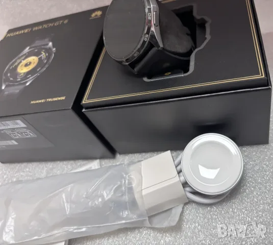 КАТО НОВ! Смарт часовник HUAWEI WATCH GT 6 Black ATM-B19, 46 мм., GPS, ПУЛСОМЕР, SP, снимка 8 - Смарт часовници - 55475088