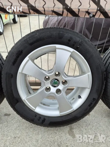 Джанти Skoda 16 цола , 5х112 , 6.5j ,et50 , 205/55/16 Audi Seat Vw, снимка 4 - Гуми и джанти - 54459861