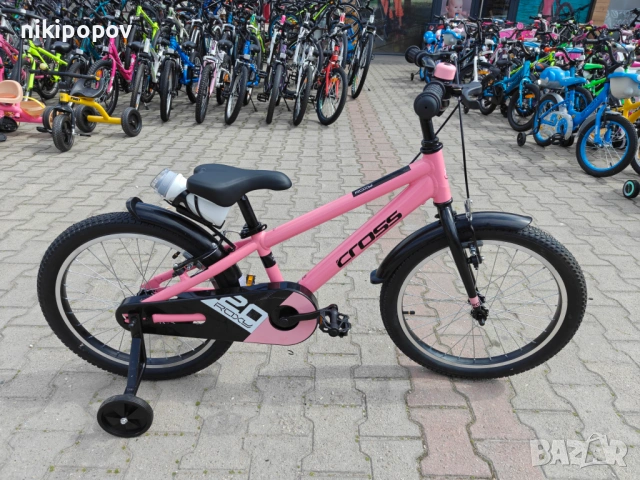 CROSS Алуминиев велосипед 20" ROXY розов, снимка 2 - Велосипеди - 53980855