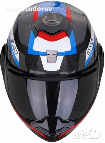 Отваряема мото каска SCORPION Exo-Tech Evo Carbon CosyM 57-58см 780.38 лв. / 399 €, снимка 2 - Аксесоари и консумативи - 55344468