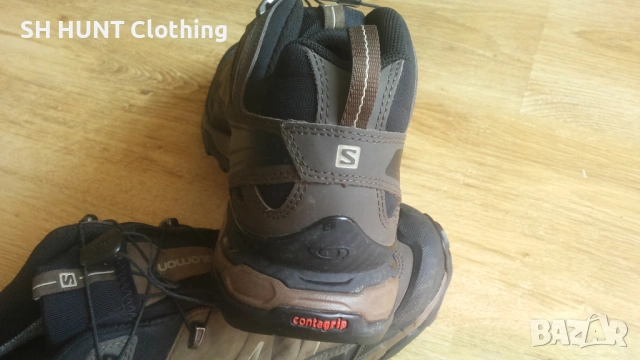 SALOMON X Ultra Ltr Gtx GORE-TEX Leather Shoes EUR 45 1/3 естествена кожа водонепромокаеми - 2705, снимка 10 - Маратонки - 54887665